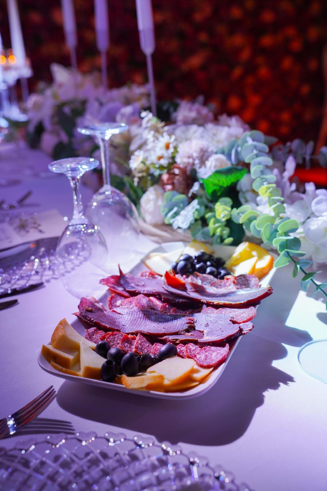 Dessert-Buffet auf einer Hochzeit